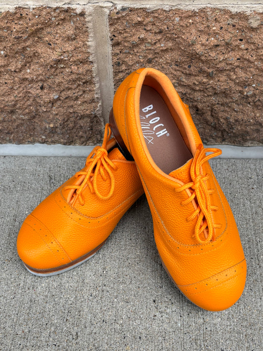 Women's Jason Samuels Smith Orange Leather Tap Shoes