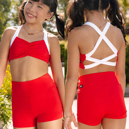 Cherry Bellisima Bralette & Premiere Boy Shorts