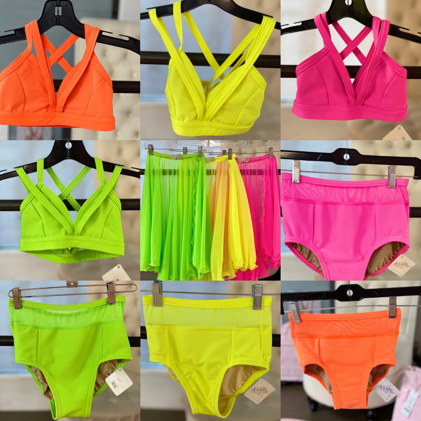 Neon Convention Separates (Pink, Green, Yellow, Orange)