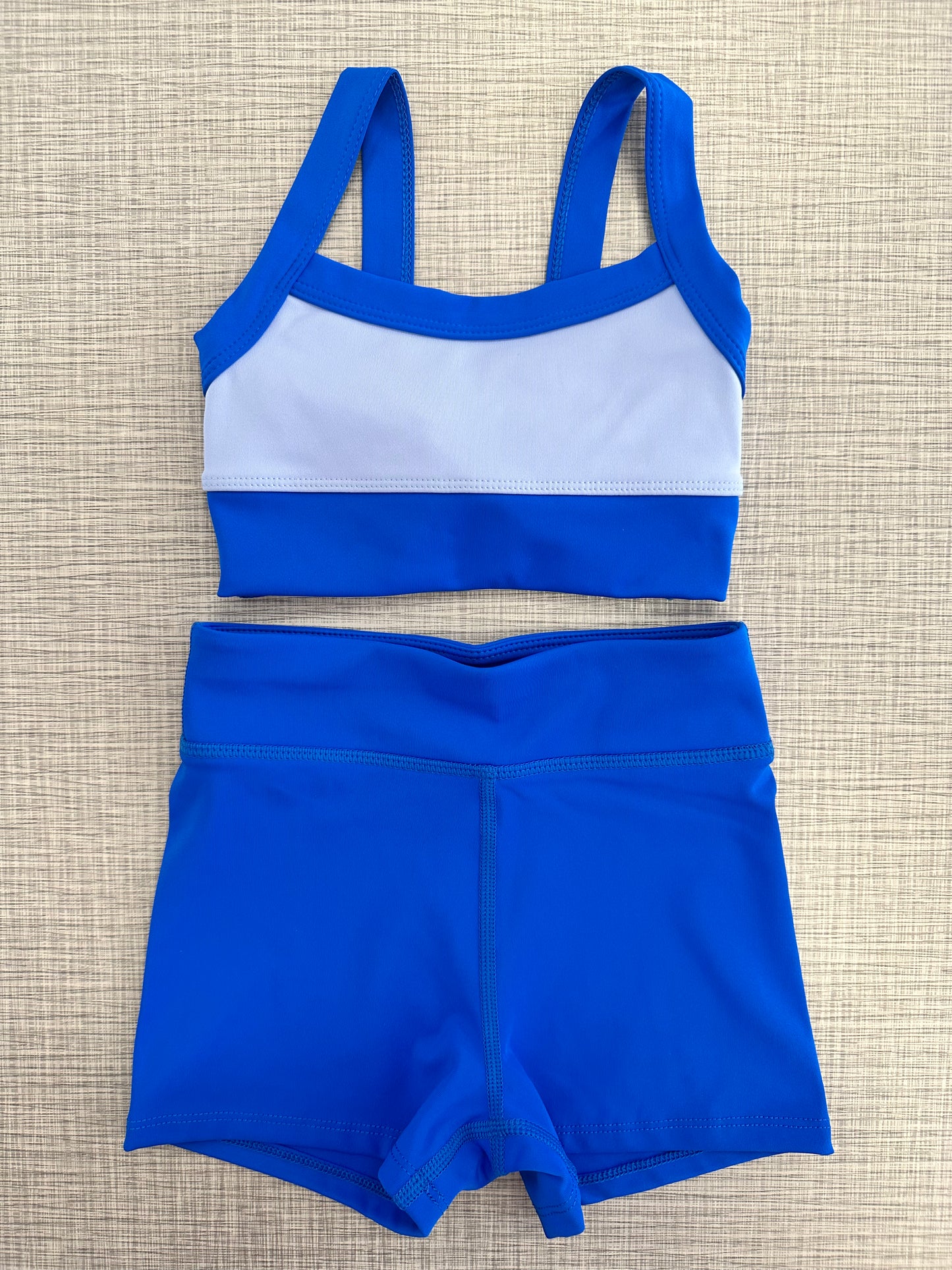Color Block Tank Short Set