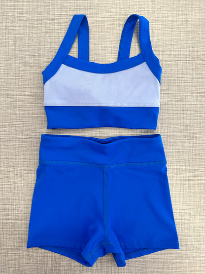 Color Block Tank Short Set