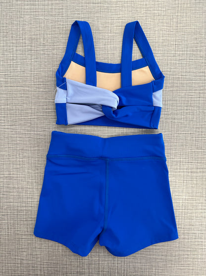 Color Block Tank Short Set
