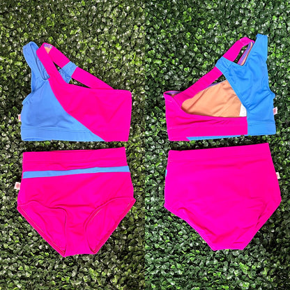 Cut Out Crop Top & Brief Set