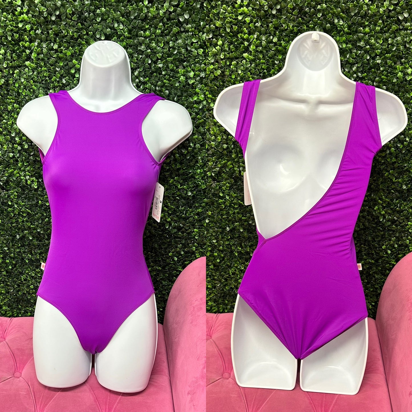 Slanted Back Leotard #DL009