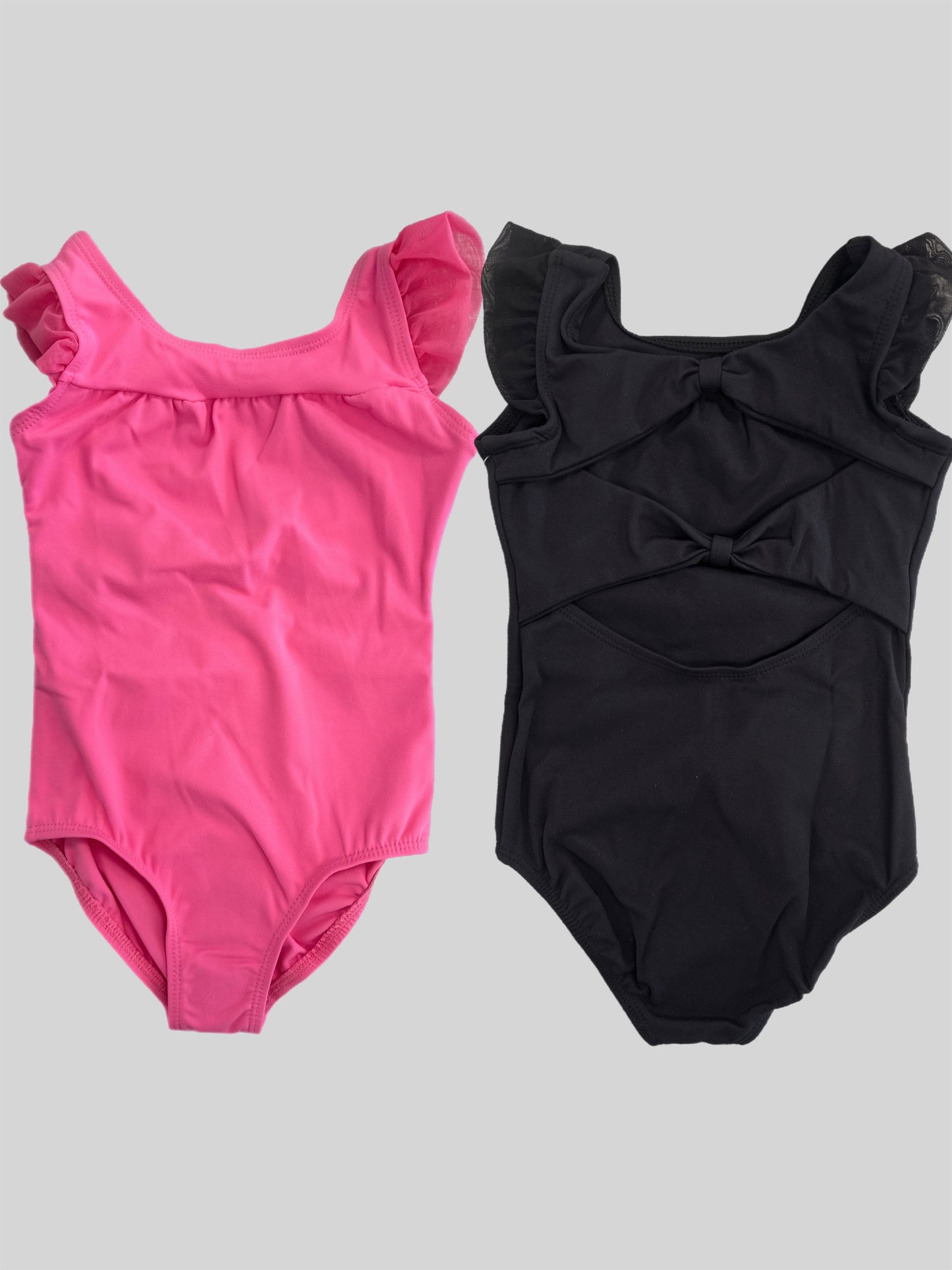 Sheer Ruffles Leotard #103