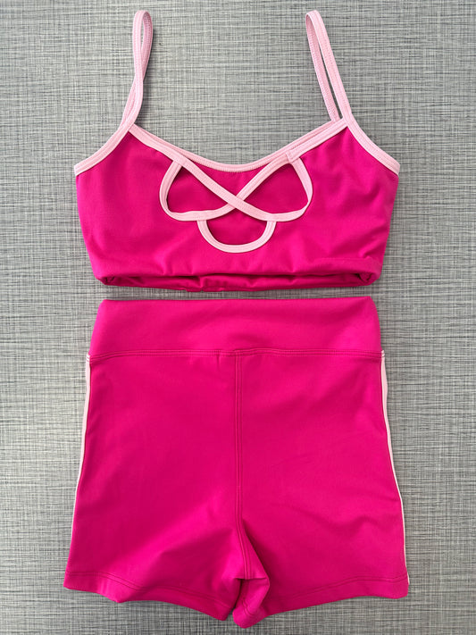 Keyhole Back Top & Short Set