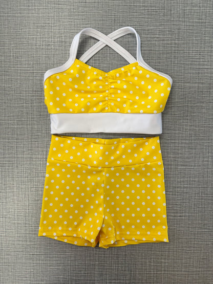 Limited Drop Polka Dot Short Set