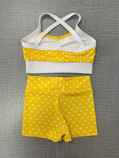 Limited Drop Polka Dot Short Set