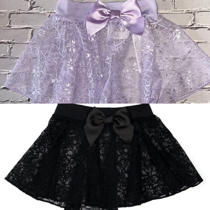 Lace Pull on Skirt #11725