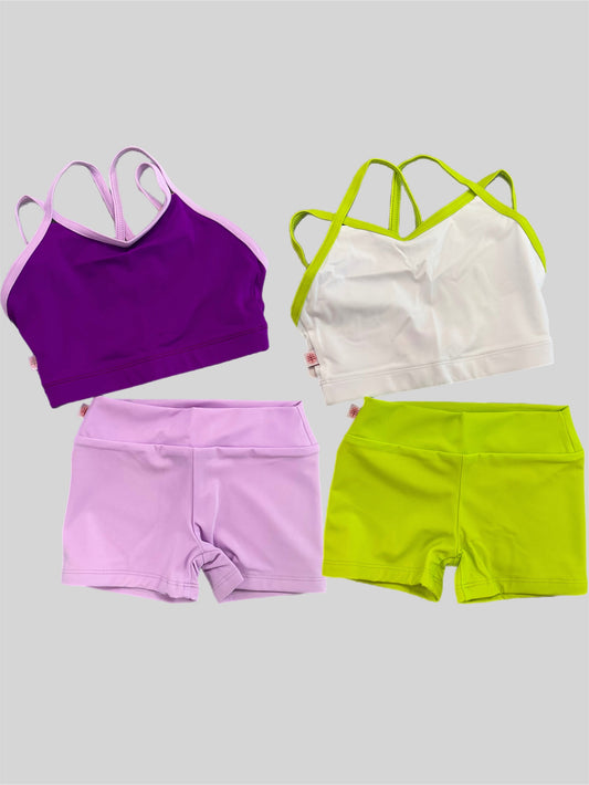 Demi Double Strap Tank Short Set
