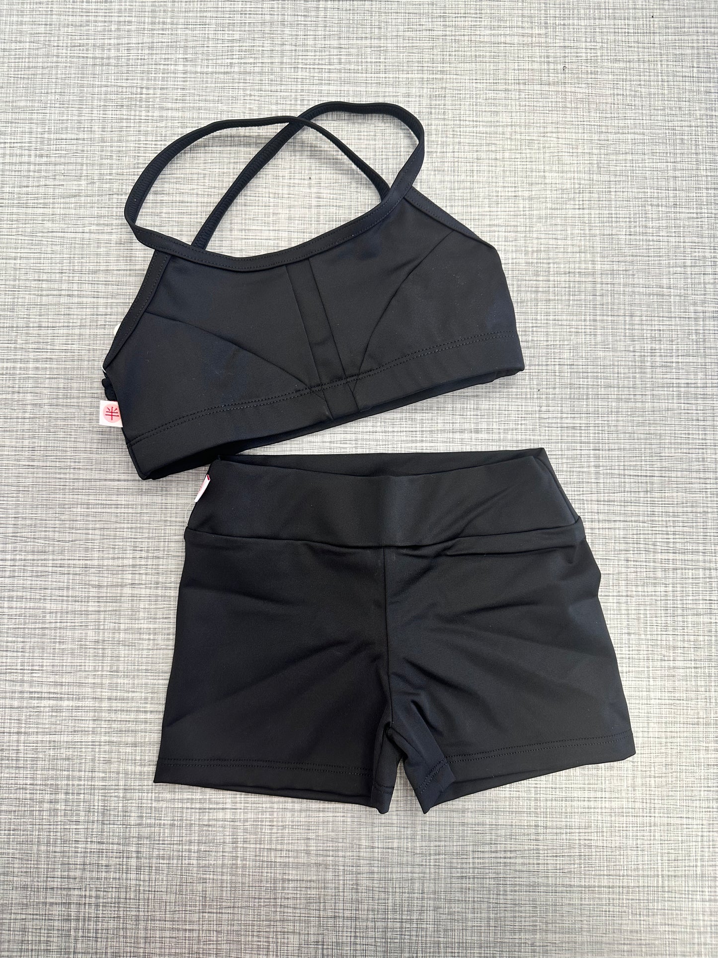 Demi Solid Bra Top & Short Set