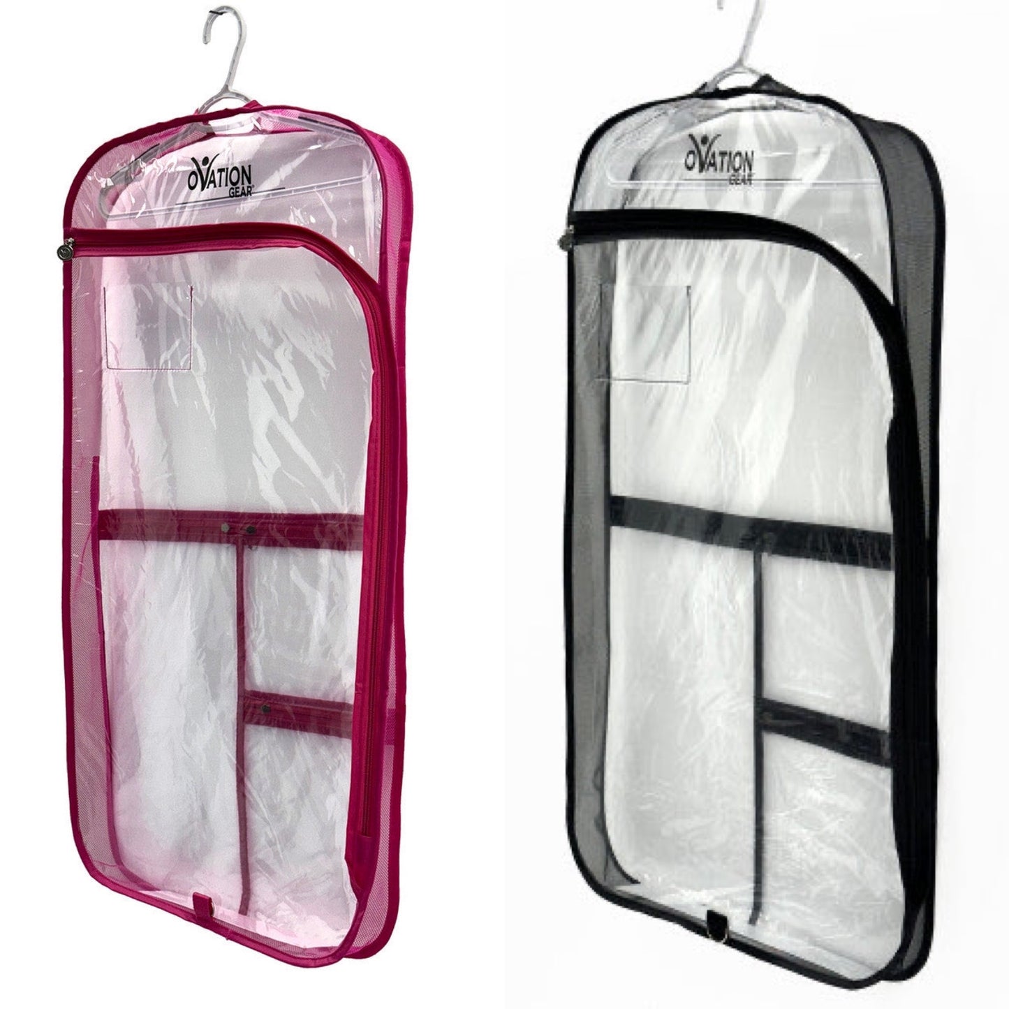 Gusseted Side Zip Long Garment Bag