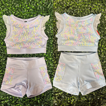 Flower Fairy Petal Top &  Sprite Short Sets