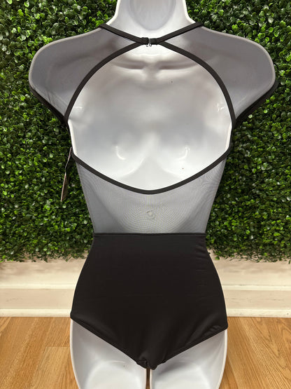 Raglan Sleeve High Neck Leotard #1076