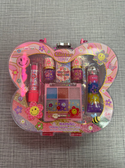 Groovy Flower Cosmetic Case