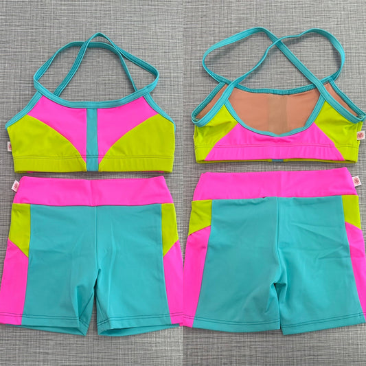 Demi Bra Top & Short Set