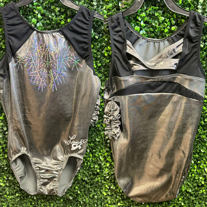 GK Gunmetal Gray Leotard: Adult X-Large