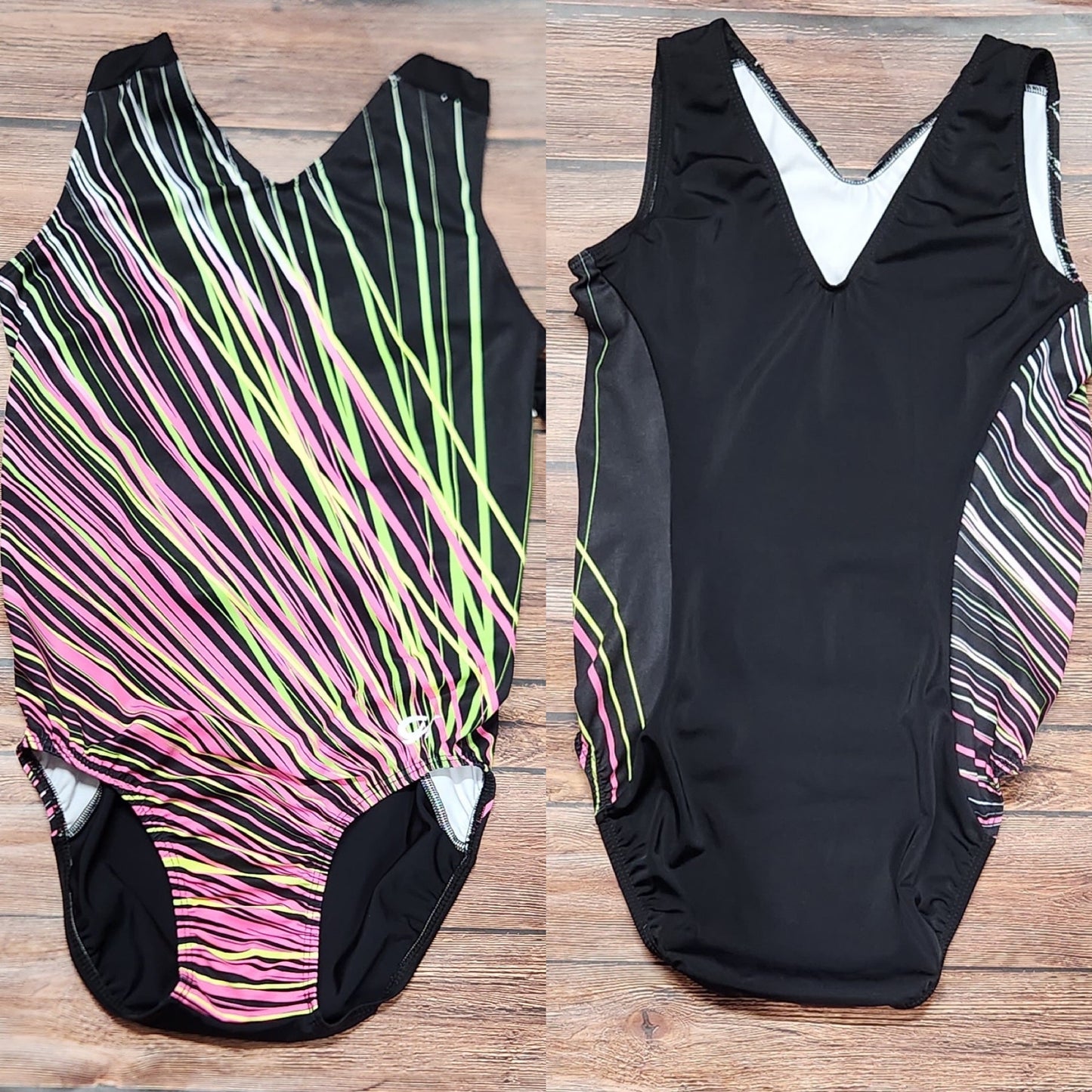 GK Neon Lines Leotard