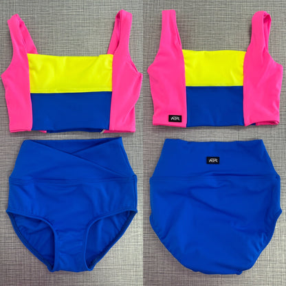 Lennon Crop & Hot Cross Brief Set