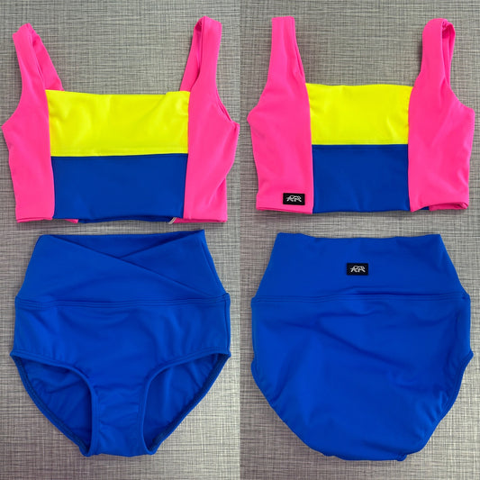 Lennon Crop & Hot Cross Brief Set