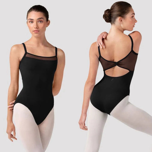 Lorelei Plain Mesh Camisole Leotard #70002B