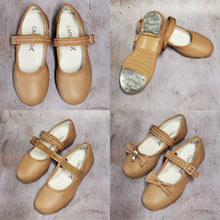 Load image into Gallery viewer, Capezio Mary Jane Buckle Tap Shoes - Caramel #3800
