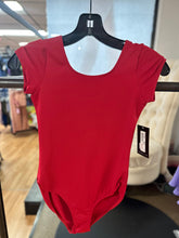 Load image into Gallery viewer, Cap Sleeve Red Leotard: Child Size 14

