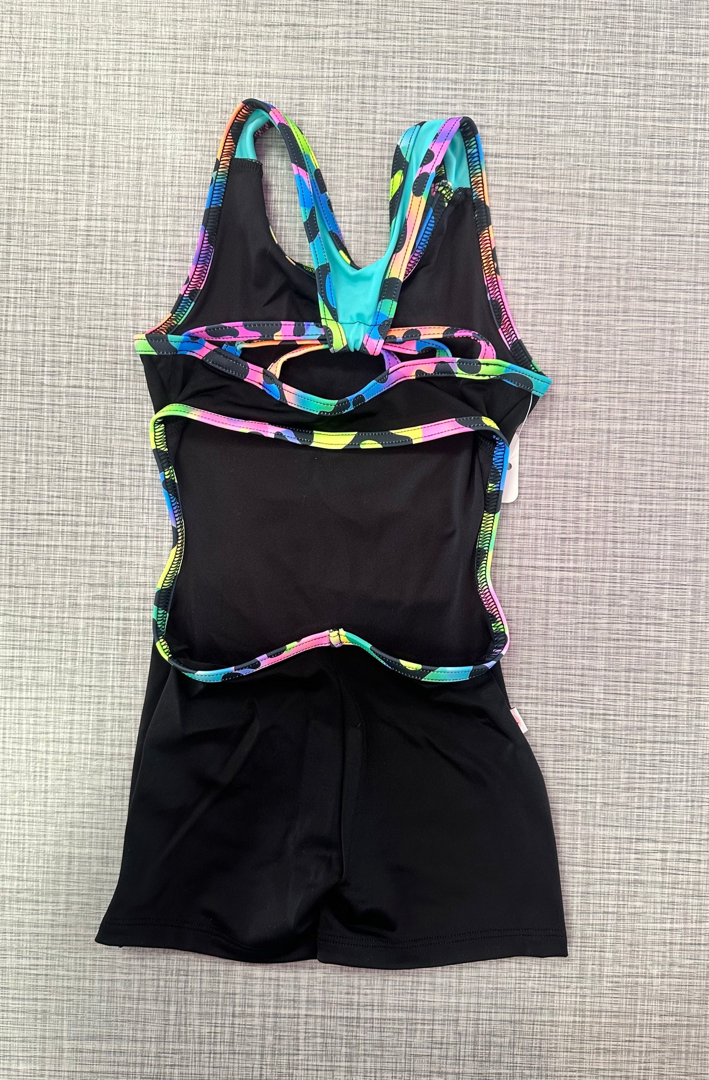 Demi Black Jungle Trim Biketard