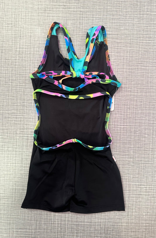 Demi Black Jungle Trim Biketard
