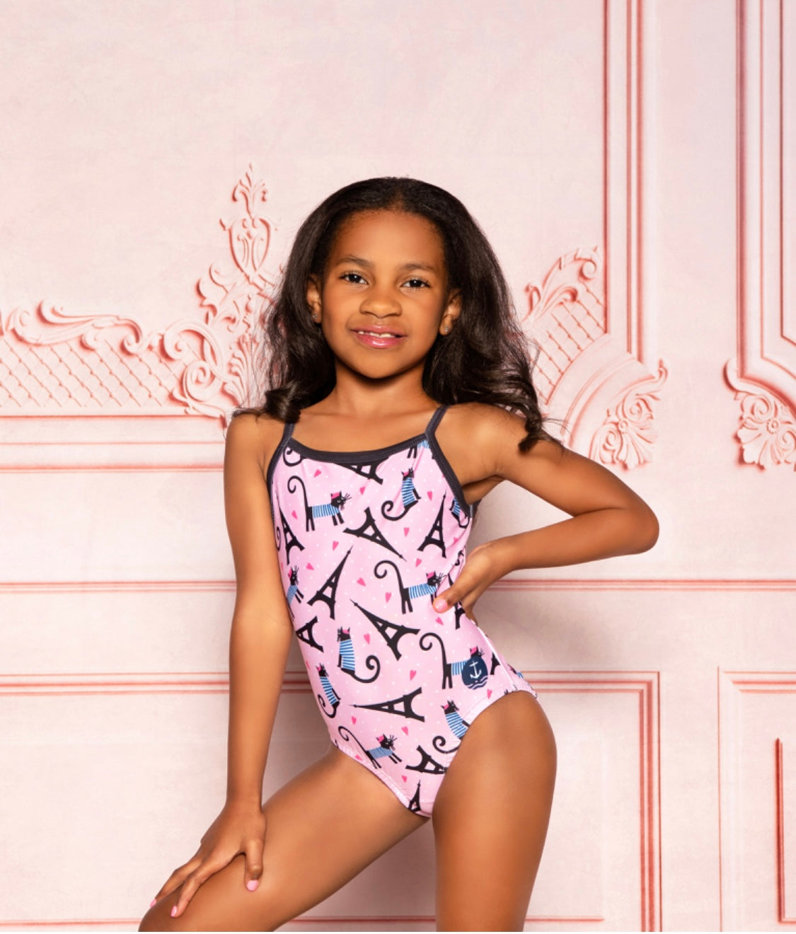 トップス POPPY Heart button leotard Heart button leotard