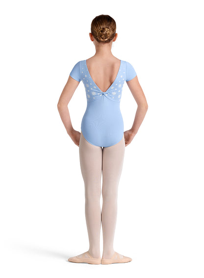 Twist Back Cap Sleeve Leotard #M20005
