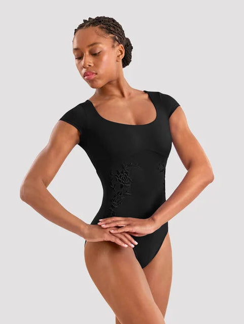 Floral Cap Sleeve Leotard #20010