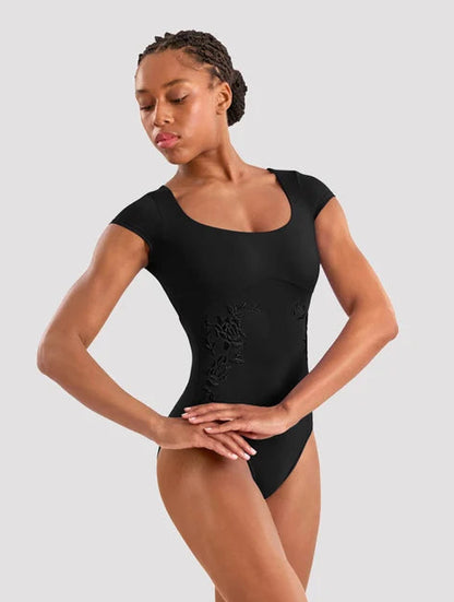 Floral Cap Sleeve Leotard #20010
