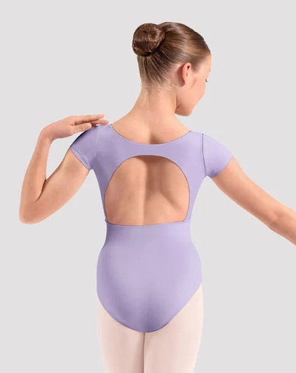 Floral Cap Sleeve Open Back Leotard #20013