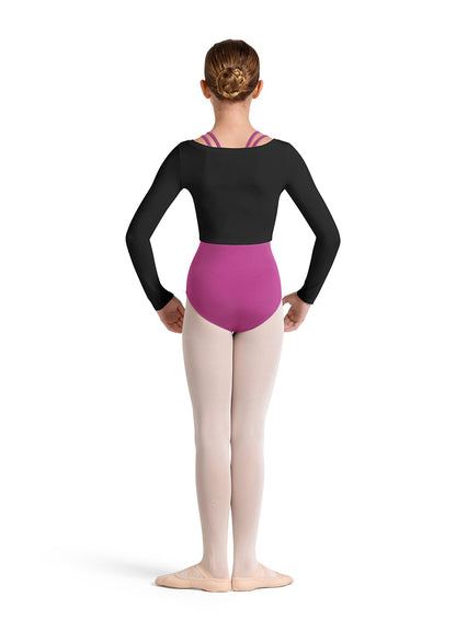 Scoop Neck Gathered Long Sleeve Top #M30004