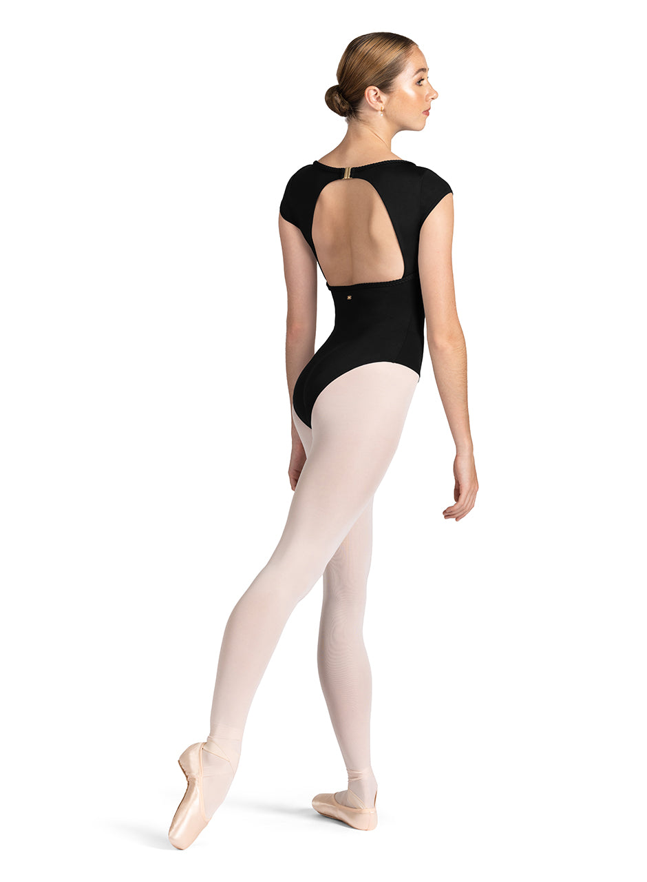 Boatneck Open Back Leotard #M5103