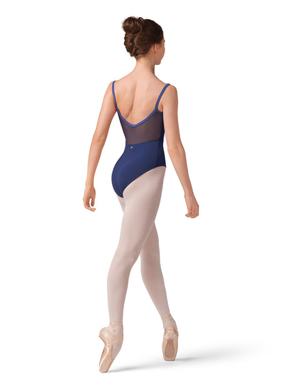 Mesh Bodice Cami Leotard #M70003