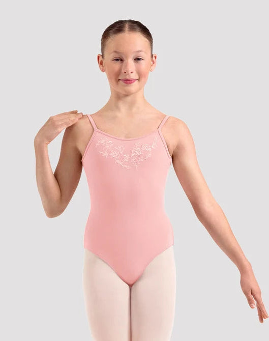 Floral Embellish Back Strap Leotard #70009