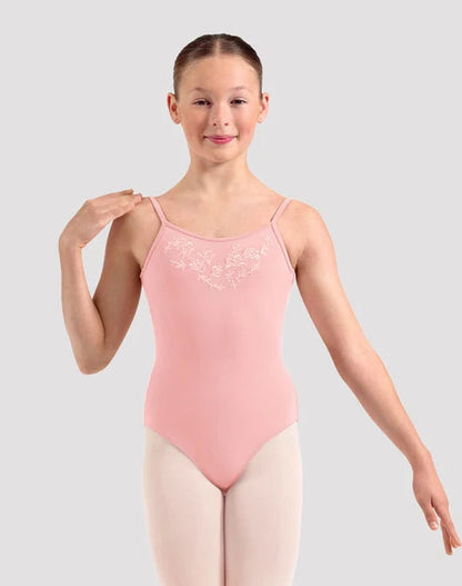 Floral Embellish Back Strap Leotard #70009