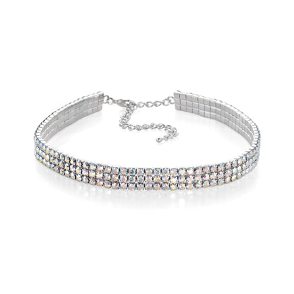 3 Row Flexi-Choker with extender chain