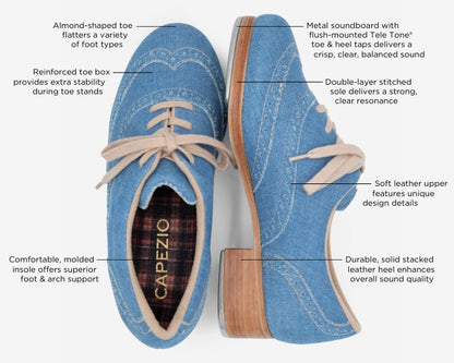 PRE ORDER: Limited Edition Denim Roxy Tap Shoes