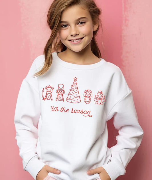 Tis the Season Crewneck Sweatshirt Child 4-6