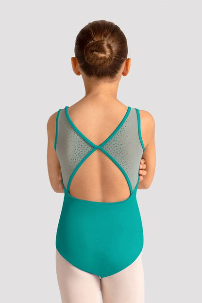 Celestia Boat Neck Printed Leotard #50009