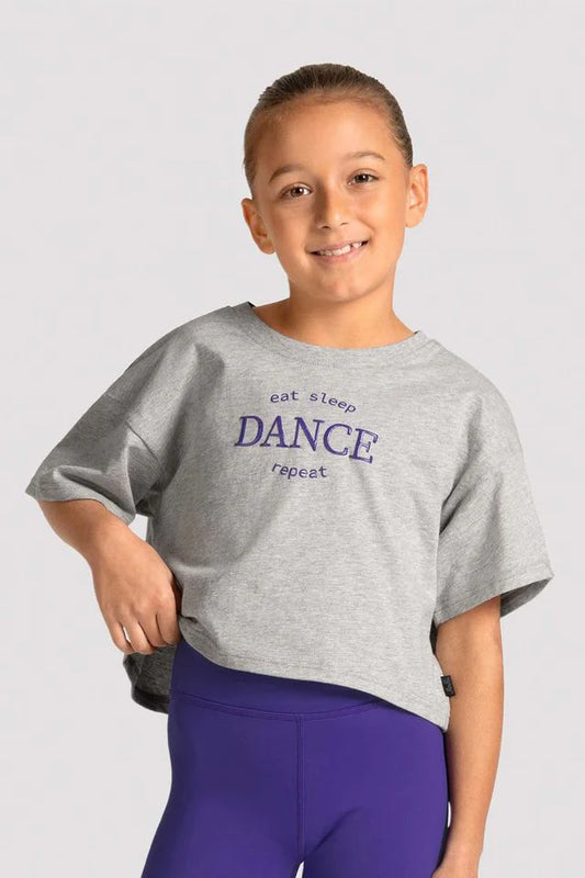 Child Short Sleeve Dance Top