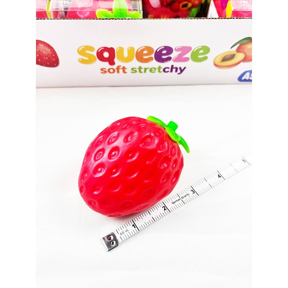 Crunchy Strawberry Squishy Toy