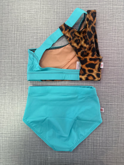 Demi Cut Out Crop & Brief Set