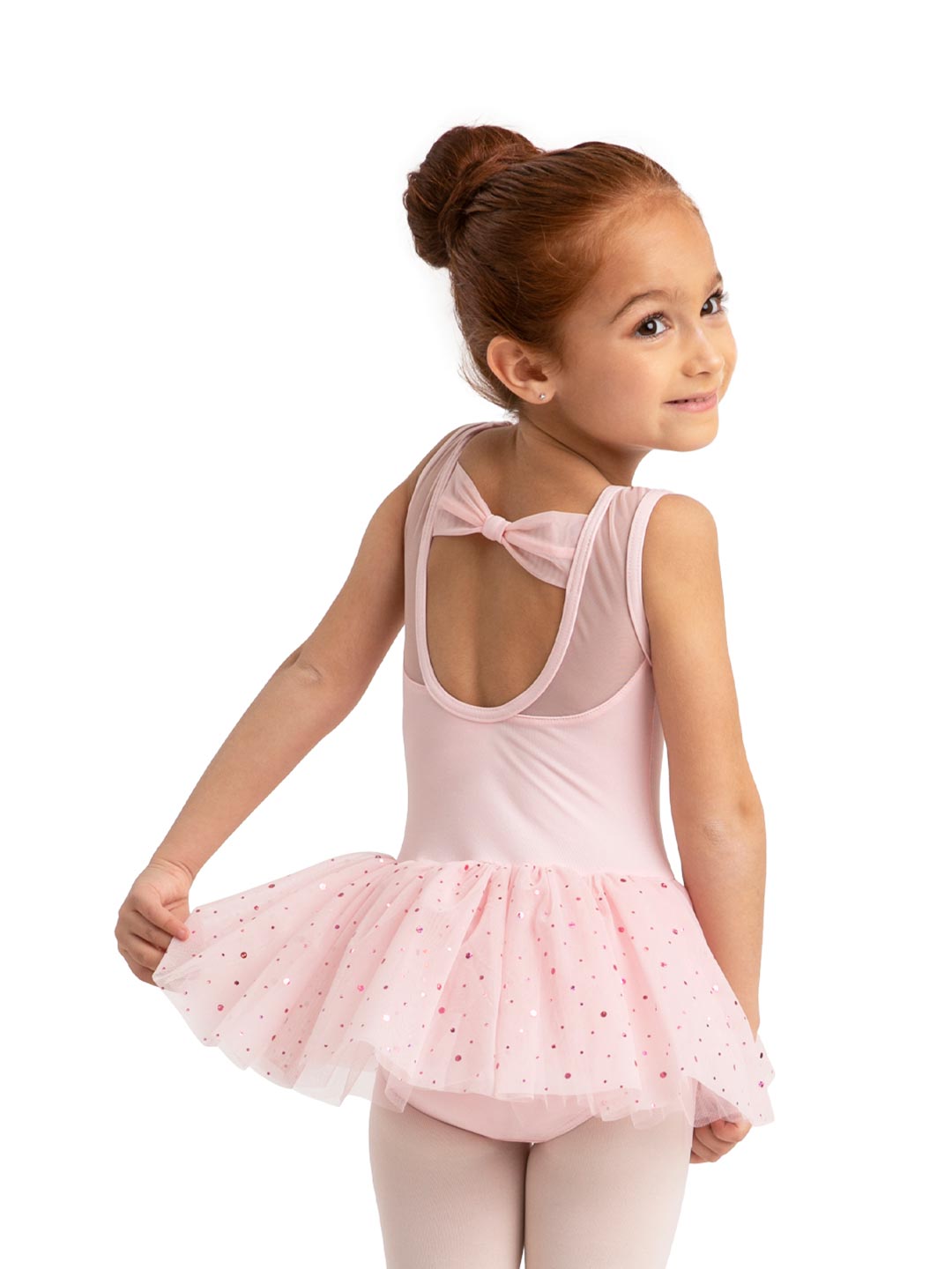 Keyhole Back Dress Leotard #11728