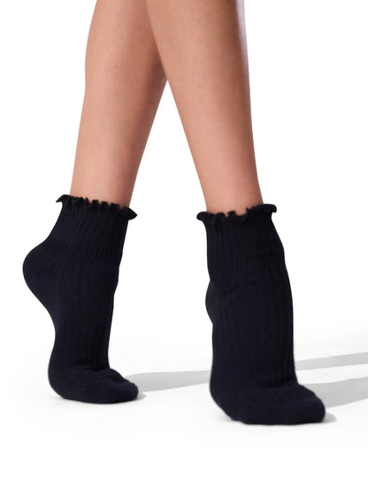 Children's Scalloped Edge Sock