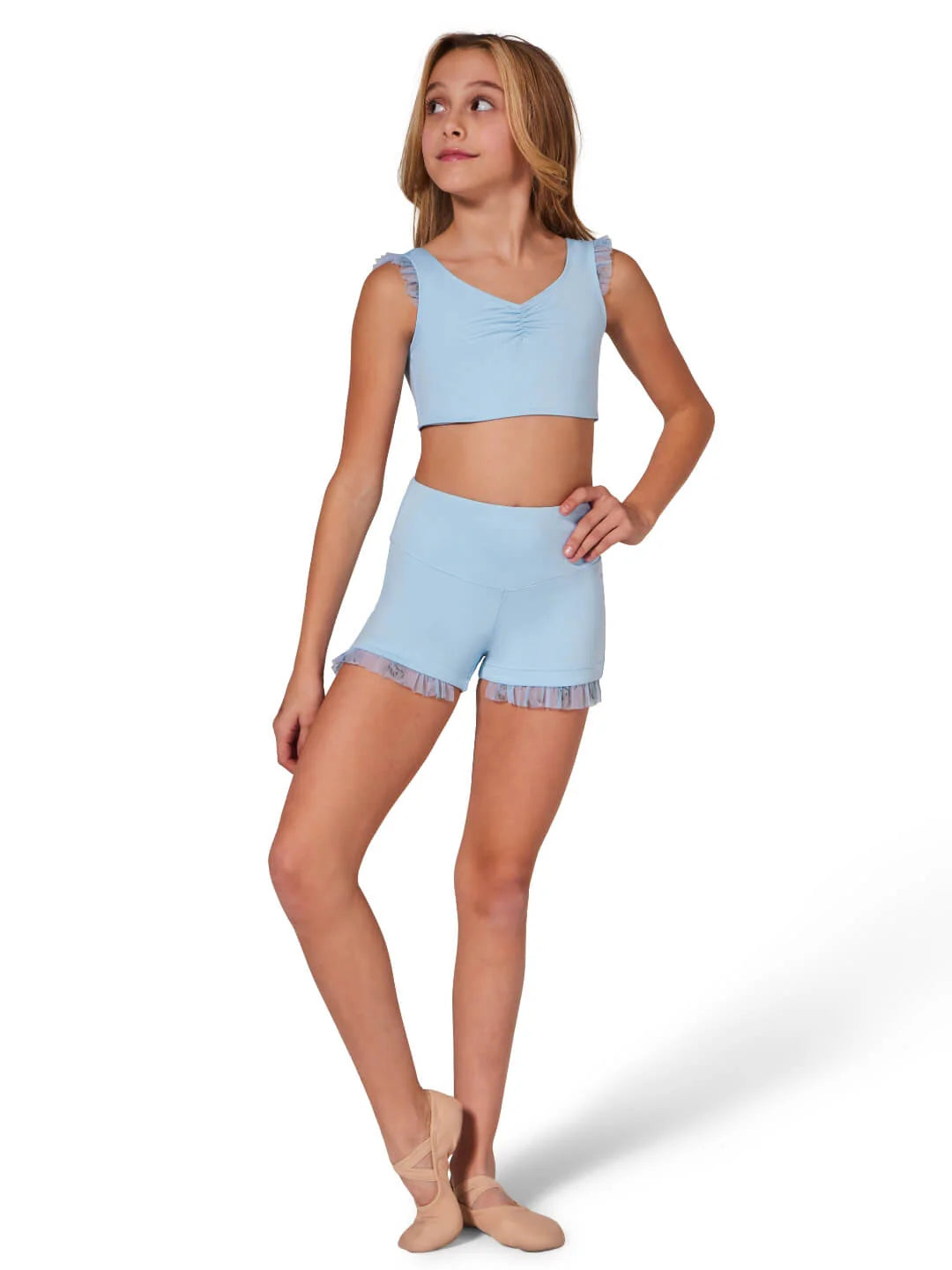 Rosy Top & Fleur Short Set