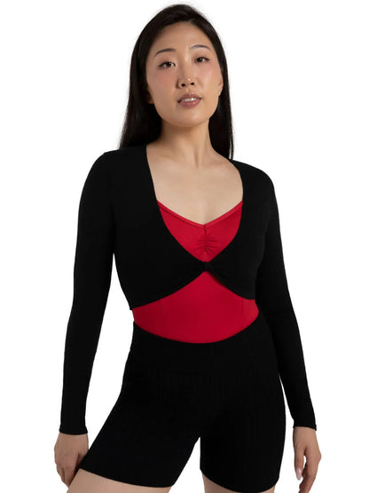 Cropped Pinch Sweater #11001